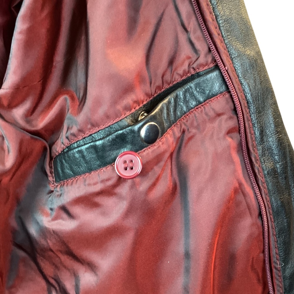 Wilson’s Leather Thinsulate Insulated Belted Leather Jacket Black - Picture 9 of 14